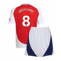 Arsenal Martin Odegaard #8 Koti Peliasu Lasten 2024-25 Lyhythihainen (+ Lyhyet housut)